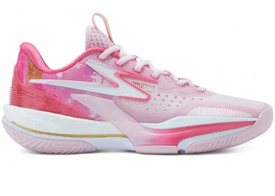 Pre-owned 361 Degrees Men's  Big3 6.0 Ink Whisper Sneakers In Light Pink/white In Multi