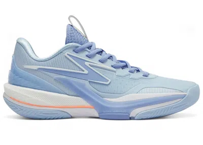 Pre-owned 361 Degrees Men's  Big3 6.0 Ocean Descent Sneakers In Light Blue/white/orange