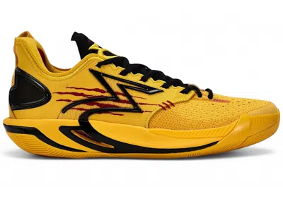 Pre-owned 361 Degrees Men's  Big3 6.0 Quick Pro Vintage Sneakers In Yellow/black In Multi