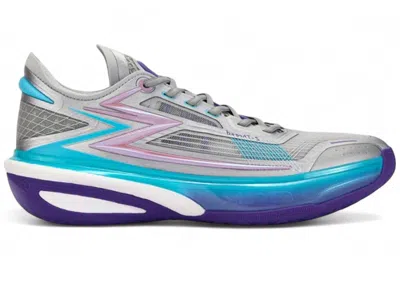 Pre-owned 361 Degrees Men's  Biospeed Bb Peppa Pig Space Sneakers In Silver/aqua/purple