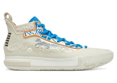 Pre-owned 361 Degrees Men's  Joker 1 Se Miro Sneakers In White/blue/orange