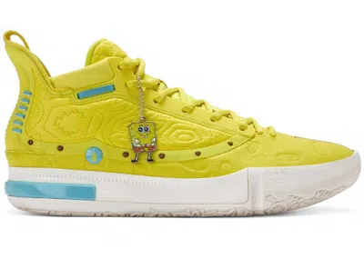 Pre-owned 361 Degrees Men's  Joker 1 Spongebob Squarepants Spongebob Sneakers In Yellow/blue/white In Multi
