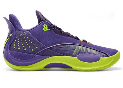 Pre-owned 361 Degrees Men's  Team Joker 1 Joker Sneakers In Purple/green In Multi