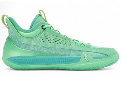 Pre-owned 361 Degrees Men's  Zen 7 Silent Thunder Sneakers In Mint Green