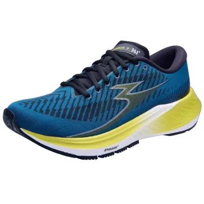 361 Degrees Men's Kairos 3 Running Shoes In Dark Moss/chartreuse In Multi