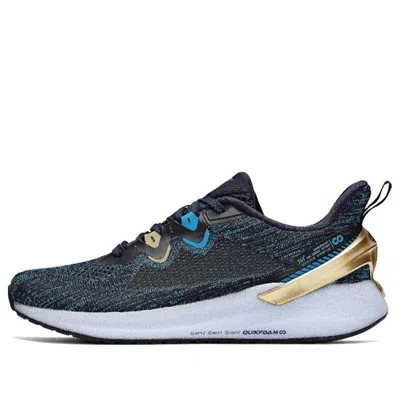 361 Degrees Qu!k Energy Reversal Mens Running Shoes 'black Gold' In Blue