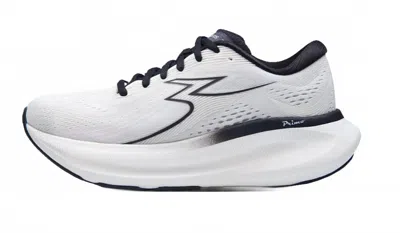 361 Degrees Women's Eleos Cushioned Neutral Training Running Shoe In Egret/black In Multi
