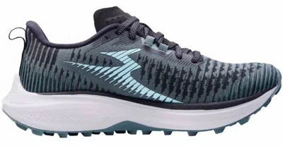 361 Degrees Women's Futura Trail Running Shoes In Dark Forest Blue Tint In Multi