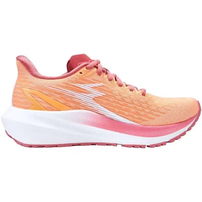 361 Degrees Women's Kairos 2 Running Shoe In Papaya Orange/white