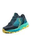 361 Degrees Women's Yushans 2 Trail Running Shoes - Medium Width In Black, Scuba Blue In Multi