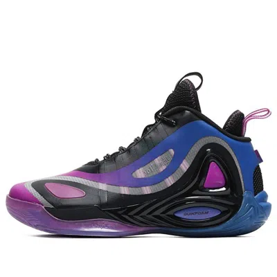 361 Degrees X Aaron Gordon Qu!ck Foam Basketball Shoes 'black Purple Blue'