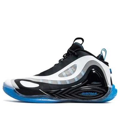 361 Degrees X Aaron Gordon Qu!ck Foam Basketball Shoes 'white Black Blue' In Multi