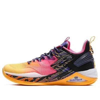 361 Degrees X Aaron Gordon Qu!k Basketball Shoes 'orange Black Pink'