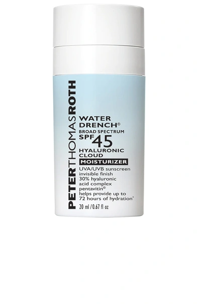 PETER THOMAS ROTH TRAVEL WATER DRENCH BROAD SPECTRUM SPF 45 HYALURONIC CLOUD MOISTURIZER,PTHO-WU105