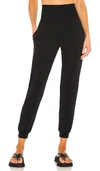 Commando Butter Full-length Jogger Pants In Black