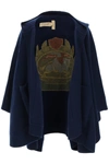 BURBERRY BURBERRY CAPE WITH EMBLEM INLAY