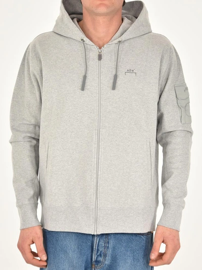 A-cold-wall* A Cold Wall Hoodie With Logo Embroidery In Grey