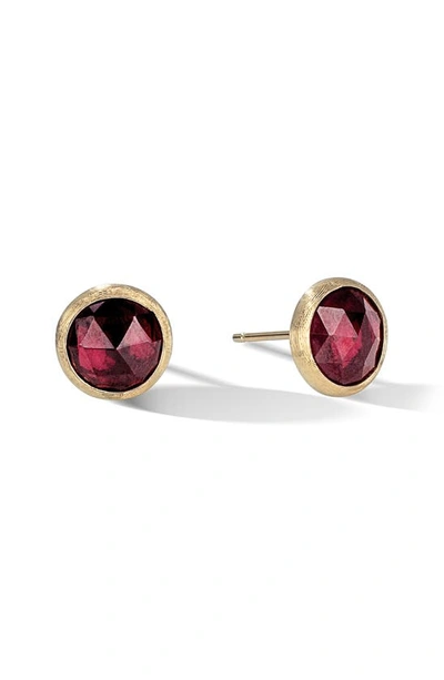 Marco Bicego Jaipur Semiprecious Stone Stud Earrings In Yellow Gold