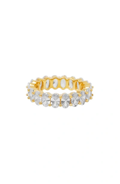 The M Jewelers The Oval Cut Eternity Ring In Gold