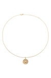 The M Jewelers The Zodiac Medallion Necklace In Gold - Scorpio