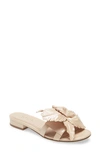 Cecelia New York Lila Slide Sandal In Baby Pink Leather