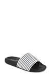 Splendid Women's Ursa Poolslide Sandal Women's Shoes In Stripe Black