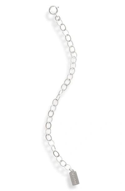 Set & Stones Extender Chain In Silver 4 In