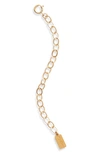 Set & Stones Extender Chain In Gold 3 In