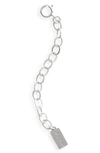 Set & Stones Extender Chain In Silver 2 In