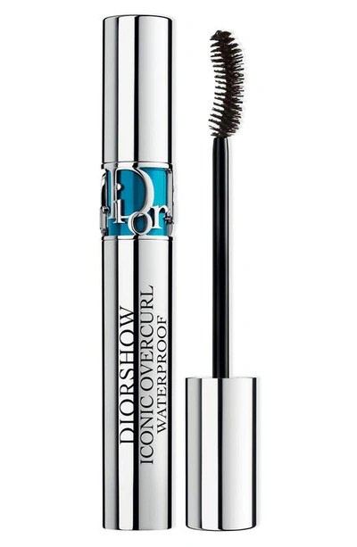 Dior Show Iconic Overcurl Waterproof Mascara Black 0.33 oz/ 10 ml In 091 Noir / Black