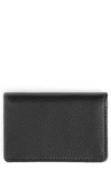 Royce Leather Card Case In Black