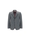 THOM BROWNE THOM BROWNE MEN'S GREY POLYESTER BLAZER,MJC001G04502035 2