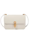 Saint Laurent Le Carré Leather Shoulder Bag In White