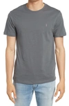 Allsaints Mens Mercer Green Brace Crewneck Cotton-jersey T-shirt Xs