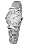 Fendi Palazzo Diamond Marker Mesh Strap Watch, 29mm In Stainless Steel