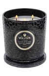 Voluspa Crisp Champagne Luxe Candle In Crisp Champagne