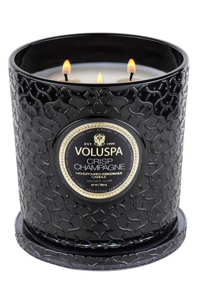 Voluspa Crisp Champagne Luxe Candle In Gourmand