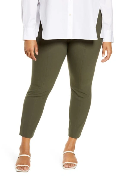 Vince Stitch Front Seam Leggings In Tea Leaf