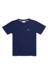 Lacoste Kids' V-neck T-shirt In Scille