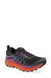 Asicsr Trabuco Max Trail Running Shoe In Black/ Digital Grape