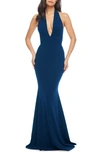 Dress The Population Camden Mermaid Hem Evening Gown In Peacock