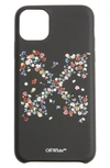 OFF-WHITE FLORAL ARROW LOGO IPHONE 11 PRO MAX CASE,OWPA013R21PLA0011084