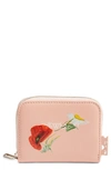 OFF-WHITE FLOWERS CARD CASE,OWNC012R21LEA0033125