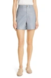 NANUSHKA LEANA FAUX LEATHER SHORTS,NW21SSST00352