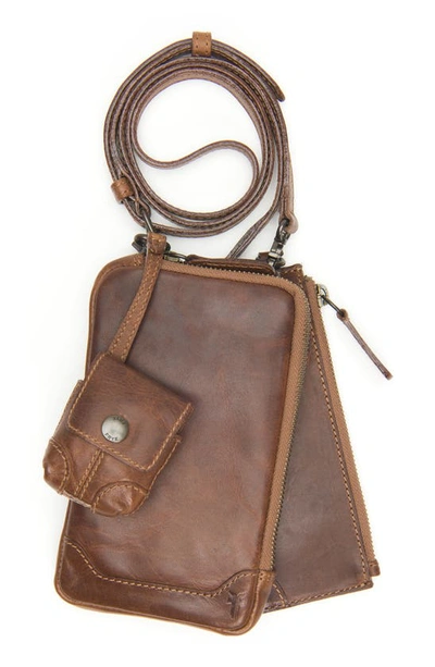 Frye Melissa 3-in-1 Leather Crossbody In Cognac