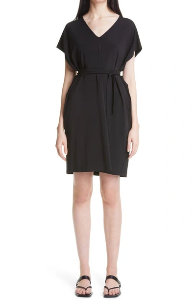 Max Mara Pavento Jersey Cover-up Minidress In Black