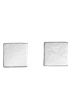 Set & Stones Theo Stud Earrings In Silver