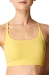 Sweaty Betty Foundation Seamless Yoga Bra In Riviera Yellow
