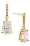 Nadri Colette Cubic Zirconia Drop Earrings In Gold