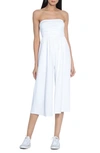 Susana Monaco X Revolve Strapless Blouson Jumpsuit In Sugar